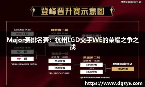 Major赛排名赛:杭州LGD交手WE的荣耀之争之战